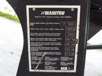 Ausstattungen Manitou PT 1500