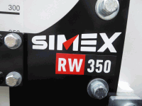 Zanjadora Simex RW 350