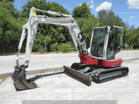 Pelle sur chenilles Takeuchi TB257FR