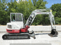 Pelle sur chenilles Takeuchi TB257FR