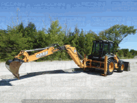 Backhoe loader Case 580ST