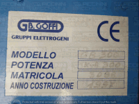 Generator G.B. GOFFI GB300LE IVECO - 300KVA